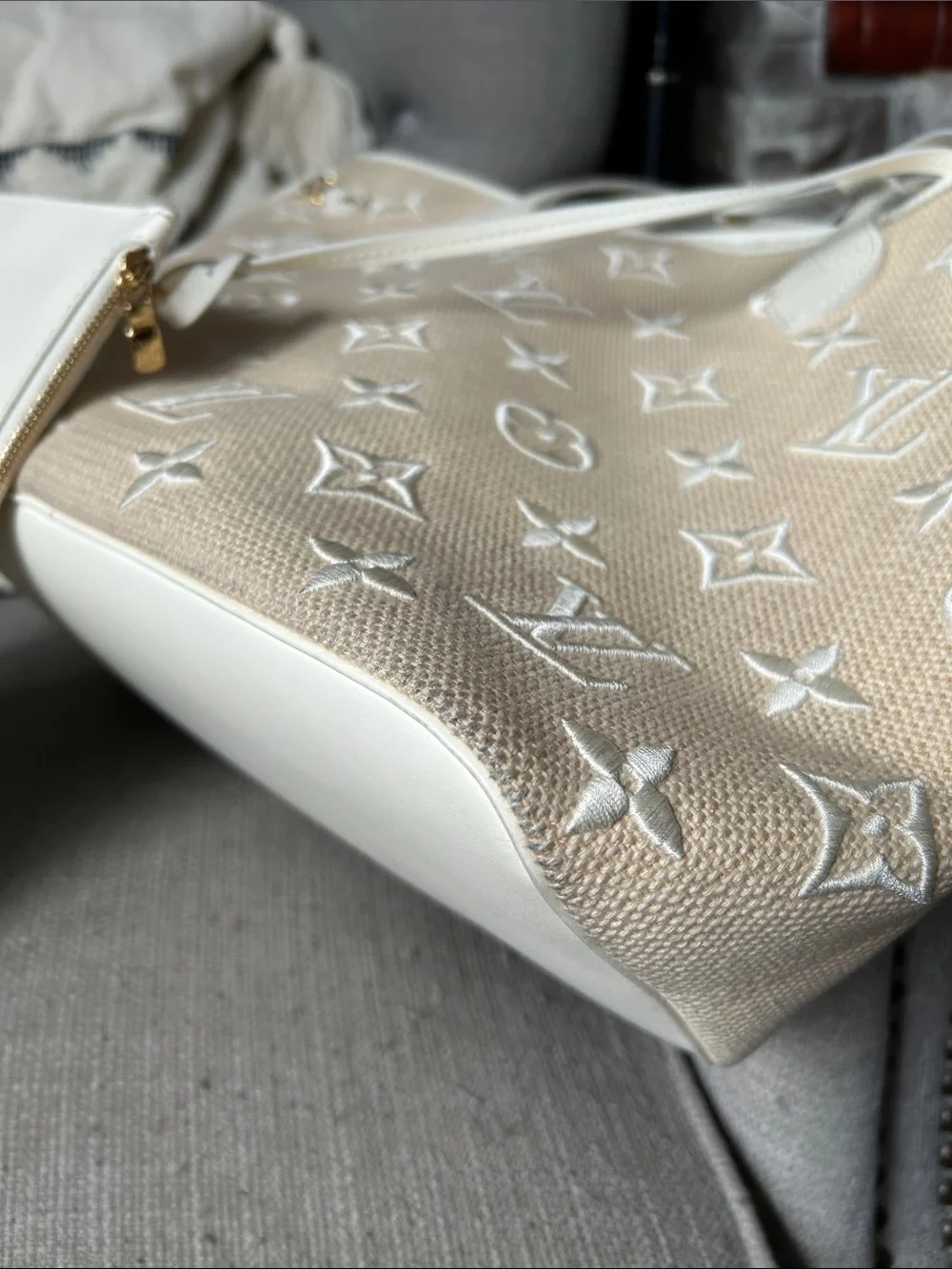 Louis Vuitton Monogram Embroidered Neverfull MM Tote🌟RARE🌟